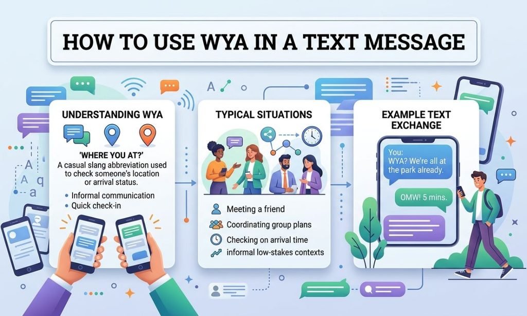 How to Use WYA in a Text Message