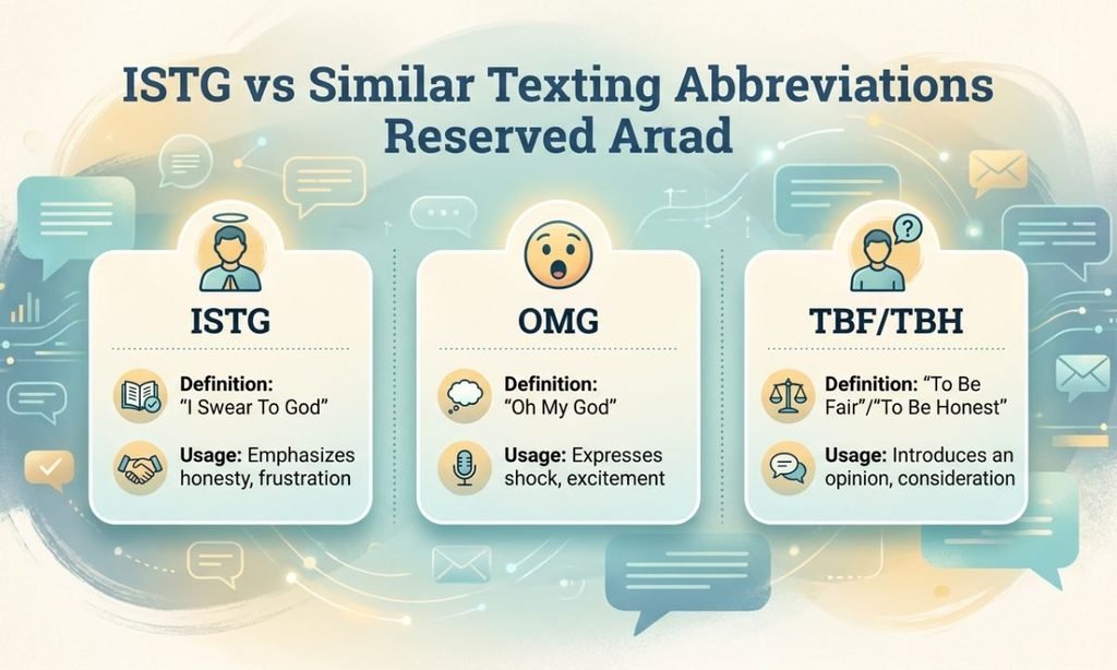 ISTG vs Similar Texting Abbreviations