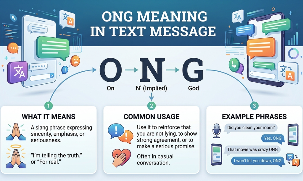 ONG Meaning in Text Message