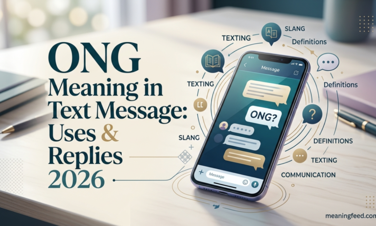 ONG Meaning in Text Message: Uses & Replies 2026