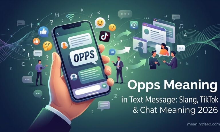 Opps Meaning in Text Message: Slang, TikTok & Chat Meaning 2026