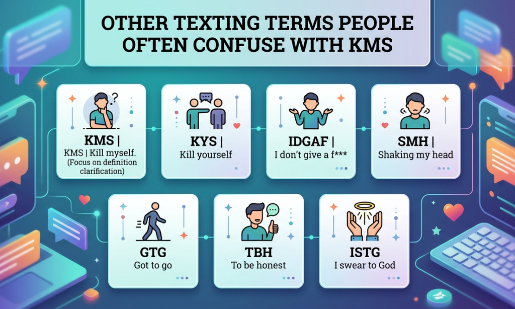 Other Texting Terms People Often Confuse With KMS