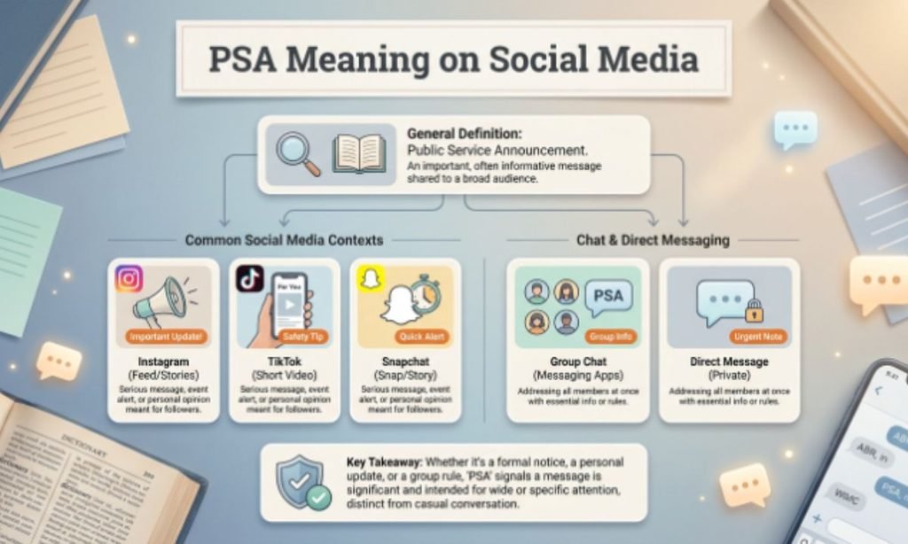 PSA Meaning on Social Media