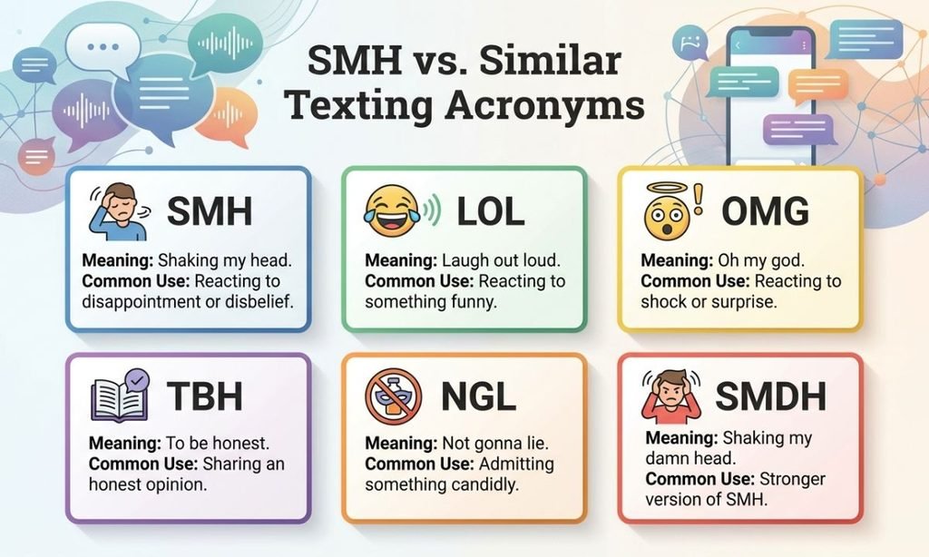 SMH vs. Similar Texting Acronyms