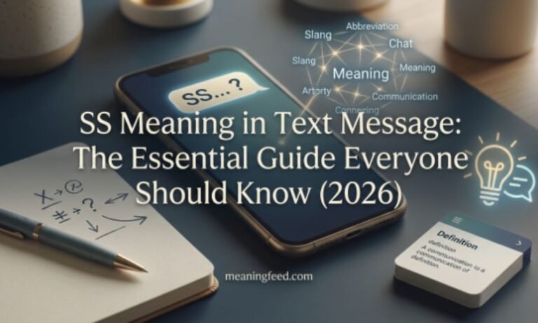 SS Meaning in Text Message: The Essential Guide Everyone Should Know (2026)