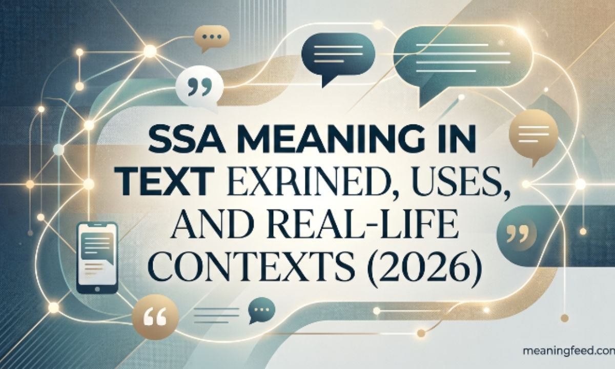 SSA Meaning in Text Explained, Uses, and Real-Life Contexts (2026)