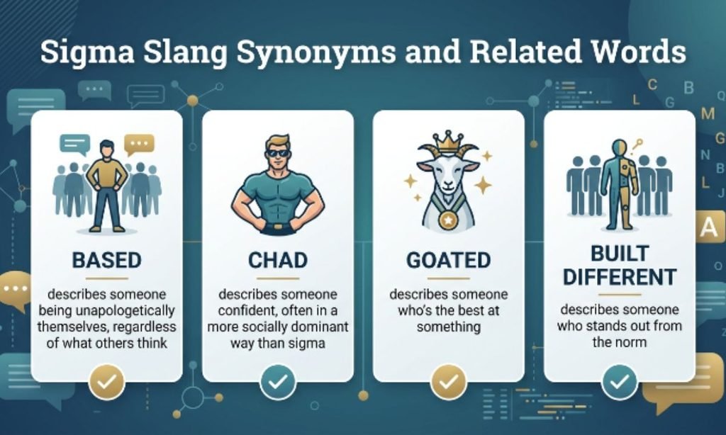 Sigma Slang Synonyms and Related Words