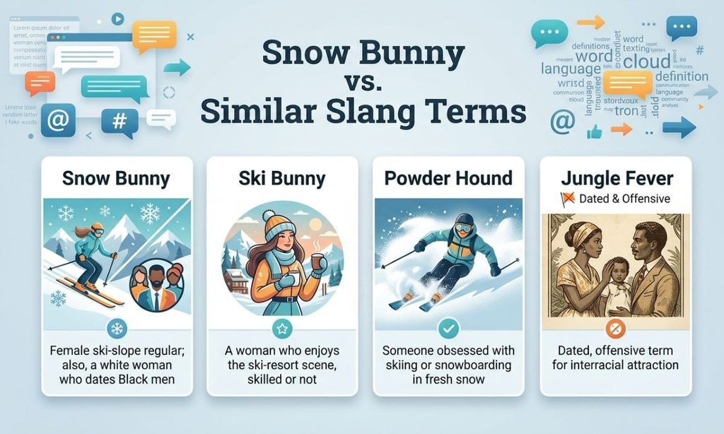 Snow Bunny vs. Similar Slang Terms