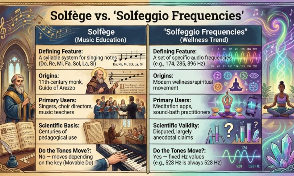 Solfège vs. "Solfeggio Frequencies