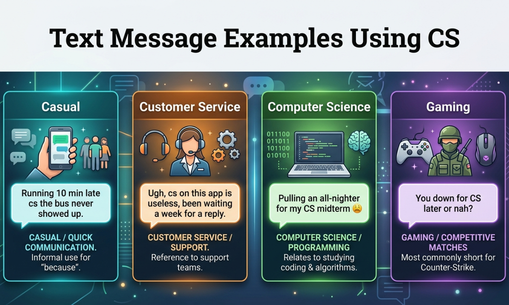 Text Message Examples Using CS