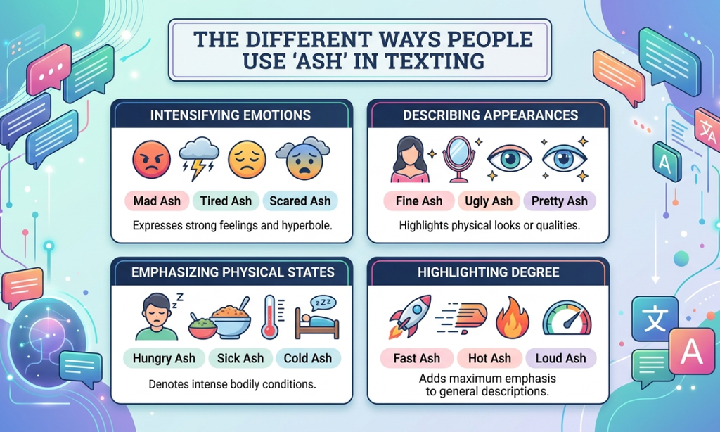 The Different Ways People Use Ash in Texting