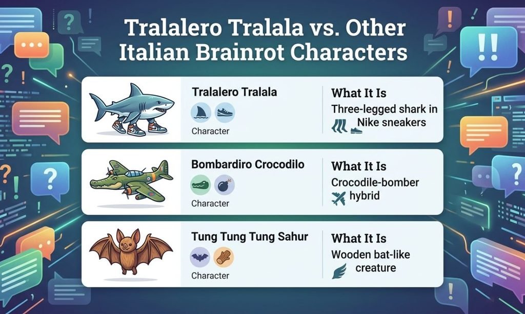 Tralalero Tralala vs. Other Italian Brainrot Characters