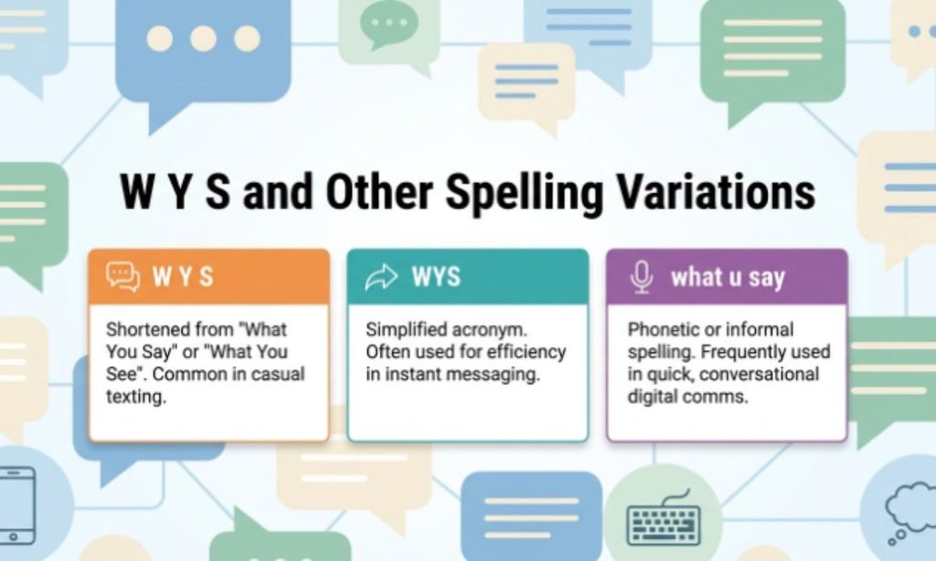 W Y S and Other Spelling Variations