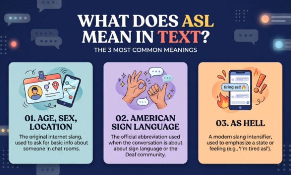 What Does ASL Mean In Text