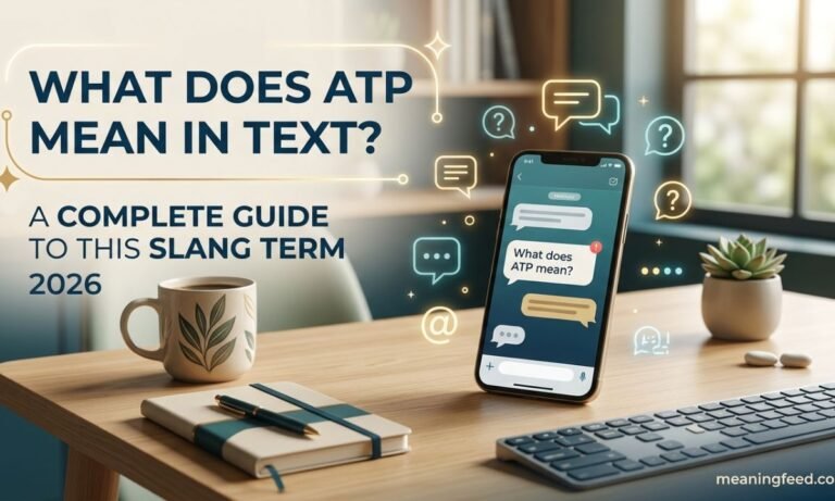 What Does ATP Mean in Text? A Complete Guide to This Slang Term 2026