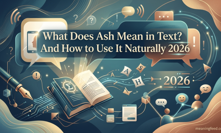 What Does Ash Mean in Text? And How to Use It Naturally 2026