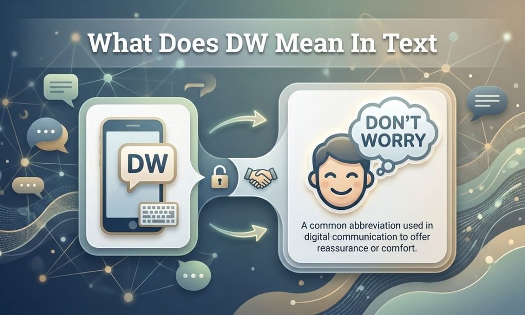 What Does DW Mean In Text