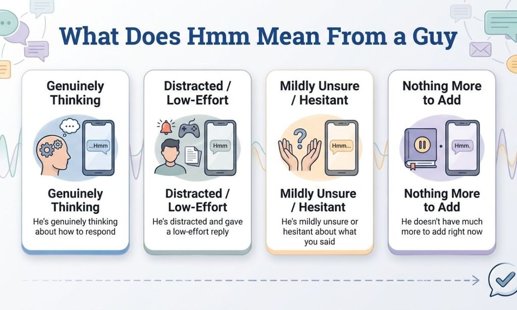 What Does Hmm Mean From a Guy