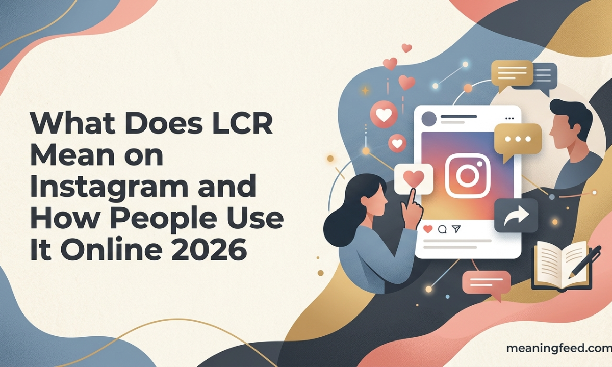 What Does LCR Mean on Instagram and How People Use It Online 2026