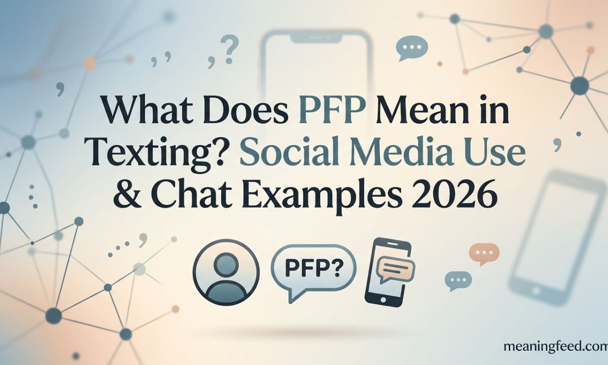 What Does PFP Mean in Texting? Social Media Use & Chat Examples 2026