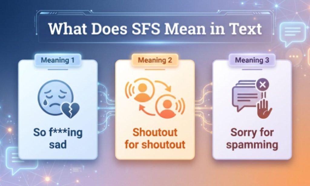 What Does SFS Mean in Text
