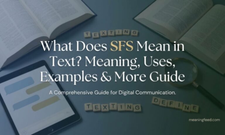What Does SFS Mean in Text? Meaning, Uses, Examples & More Guide 2026