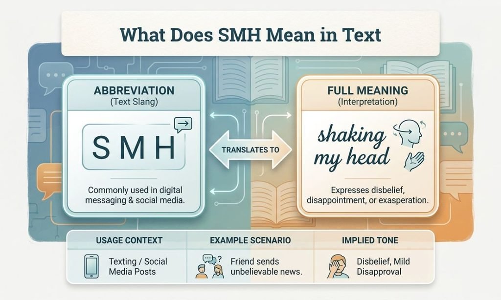 What Does SMH Mean in Text