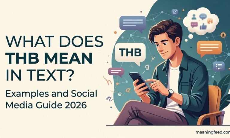 What Does THB Mean in Text?Examples and Social Media Guide 2026
