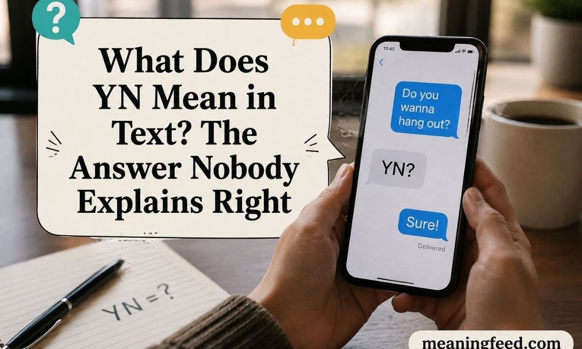 What Does YN Mean in Text? The Answer Nobody Explains Right (2026)