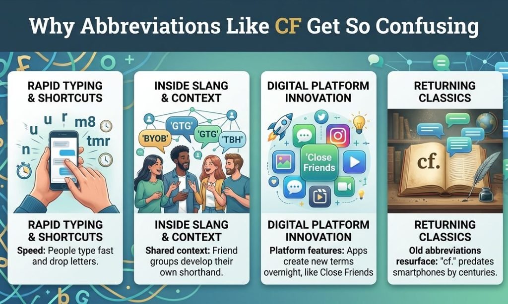 Why Abbreviations Like CF Get So Confusing