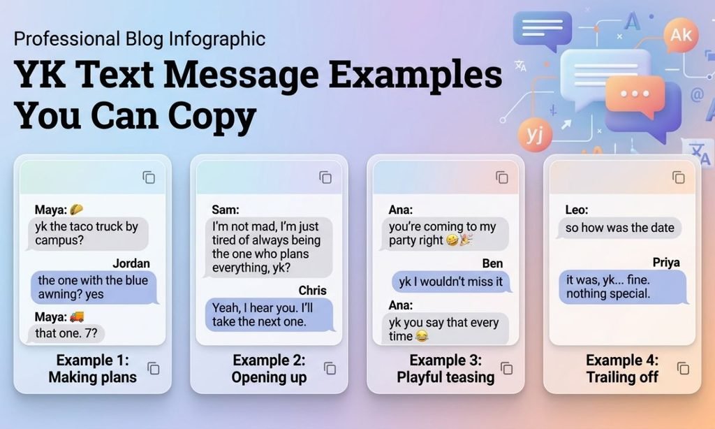 YK Text Message Examples You Can Copy
