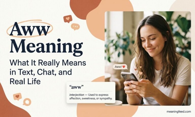 Aww Meaning: What It Really Means in Text, Chat, and Real Life