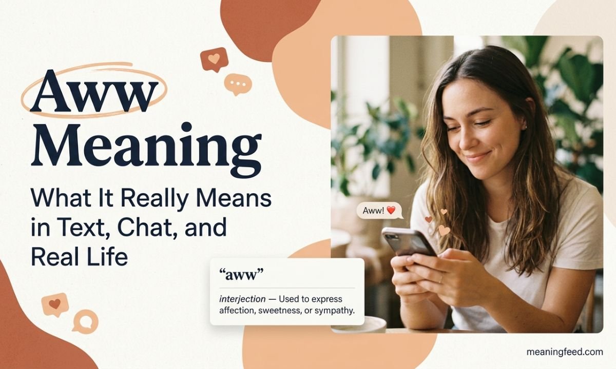 Aww Meaning: What It Really Means in Text, Chat, and Real Life