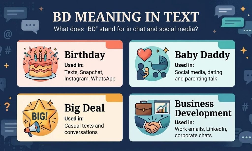 BD Meaning in Text