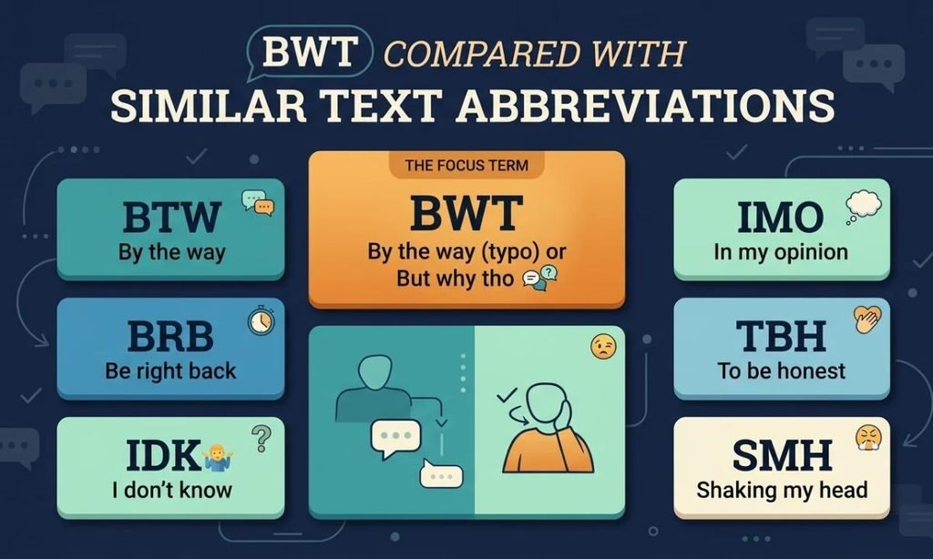 BWT Compared with Similar Text Abbreviations