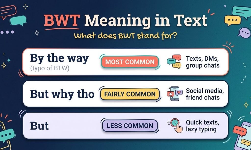 BWT Meaning in Text