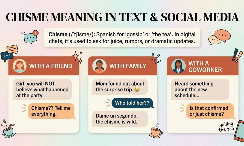 Chisme Meaning in Text and Social Media