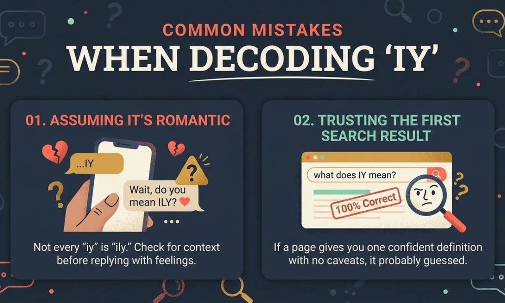 Common Mistakes When Decoding IY