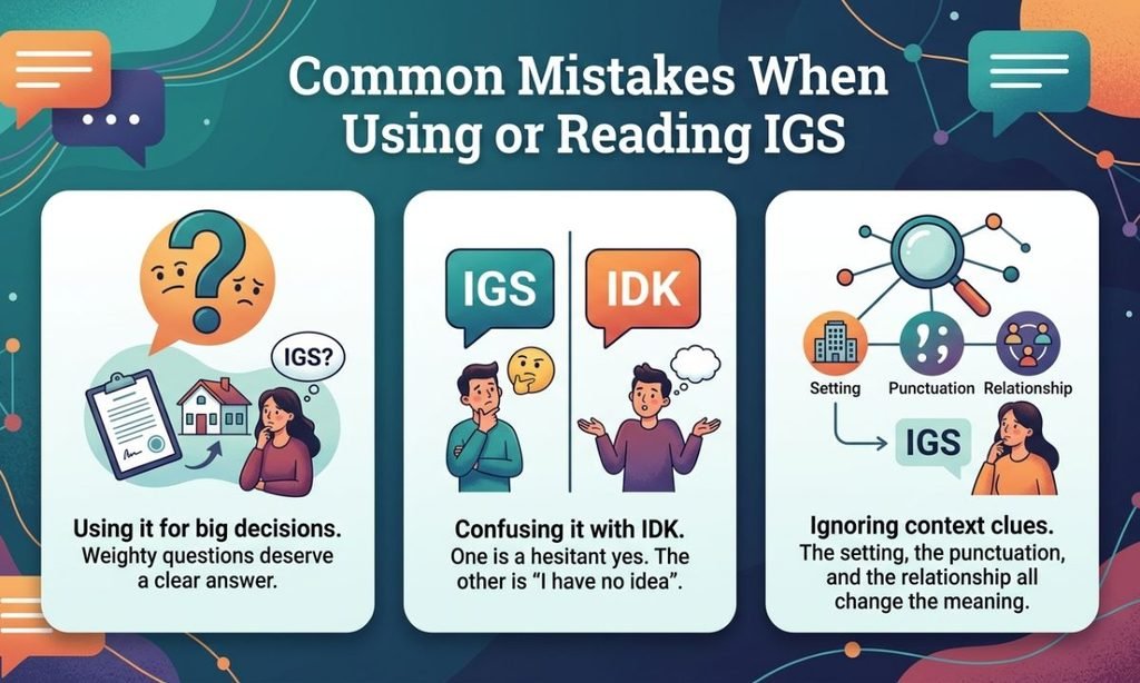 Common Mistakes When Using or Reading IGS
