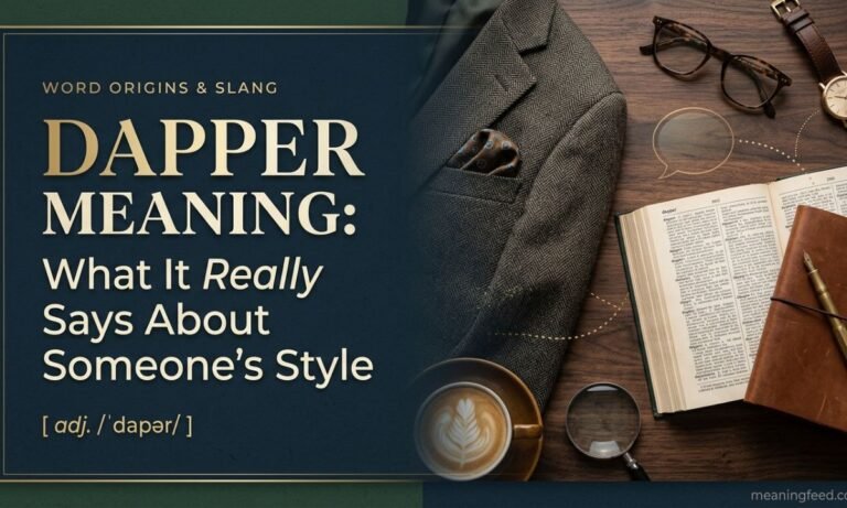 Dapper Meaning: What It Really Says About Someone's Style