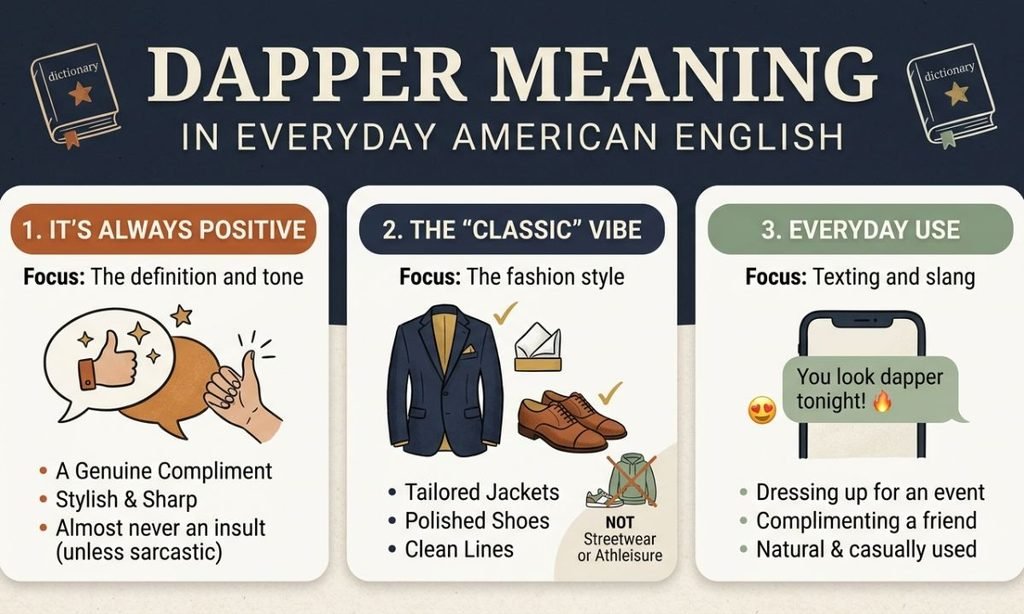 Dapper Meaning in Everyday American English