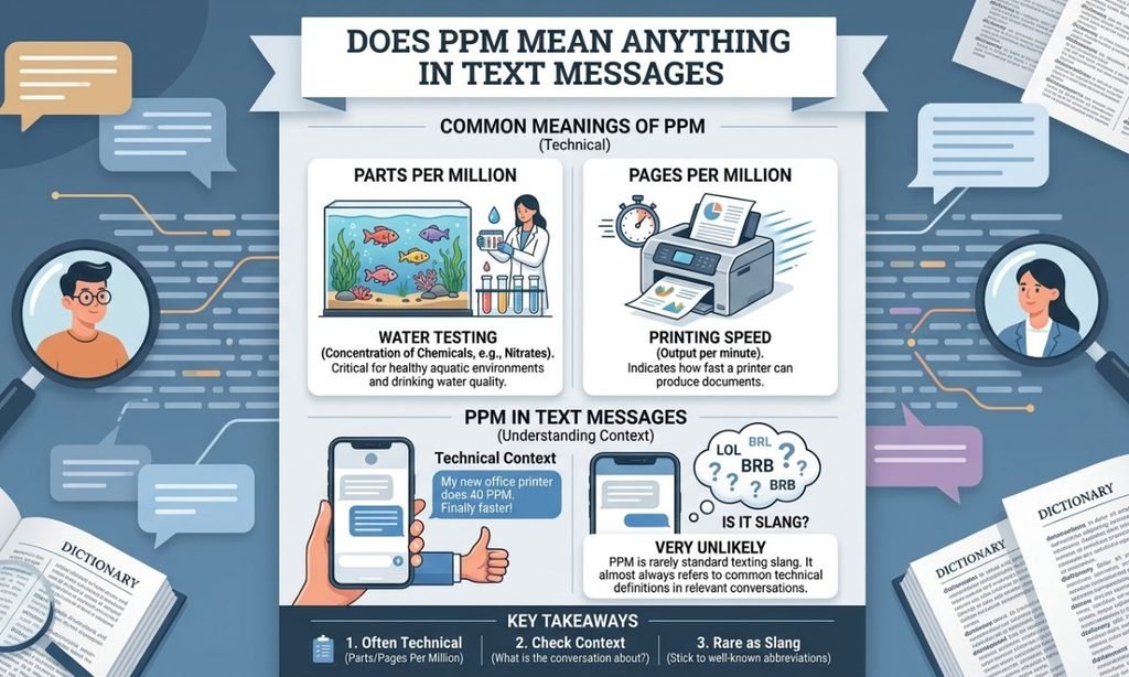 Does PPM Mean Anything in Text Messages