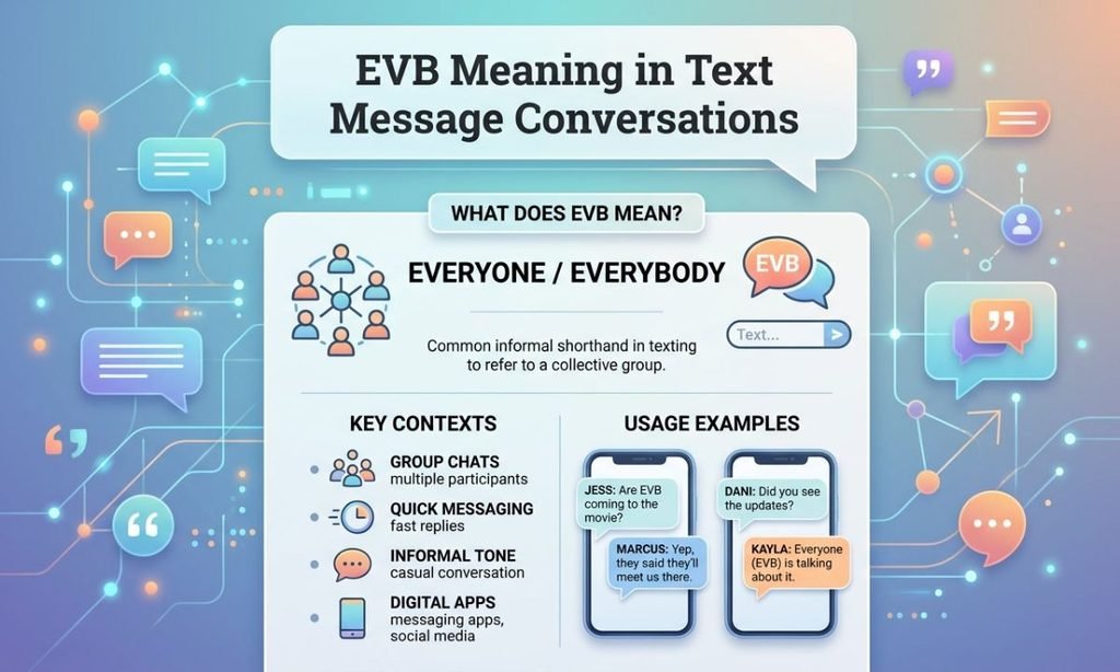 EVB Meaning in Text Message Conversations