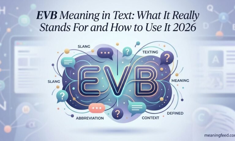 EVB Meaning in Text: What It Really Stands For and How to Use It 2026
