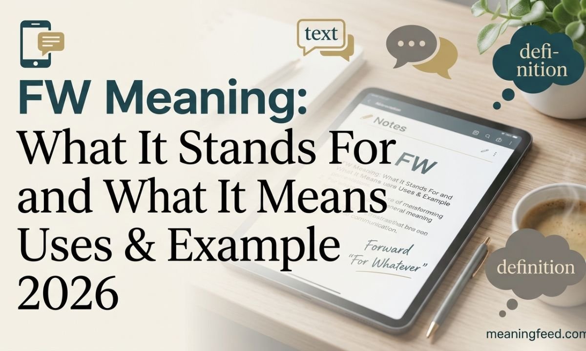 FW Meaning: What It Stands For and What It Means Uses & Example 2026