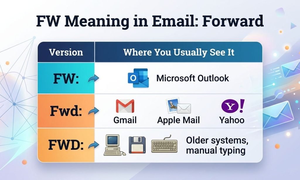 FW Meaning in Email Forward