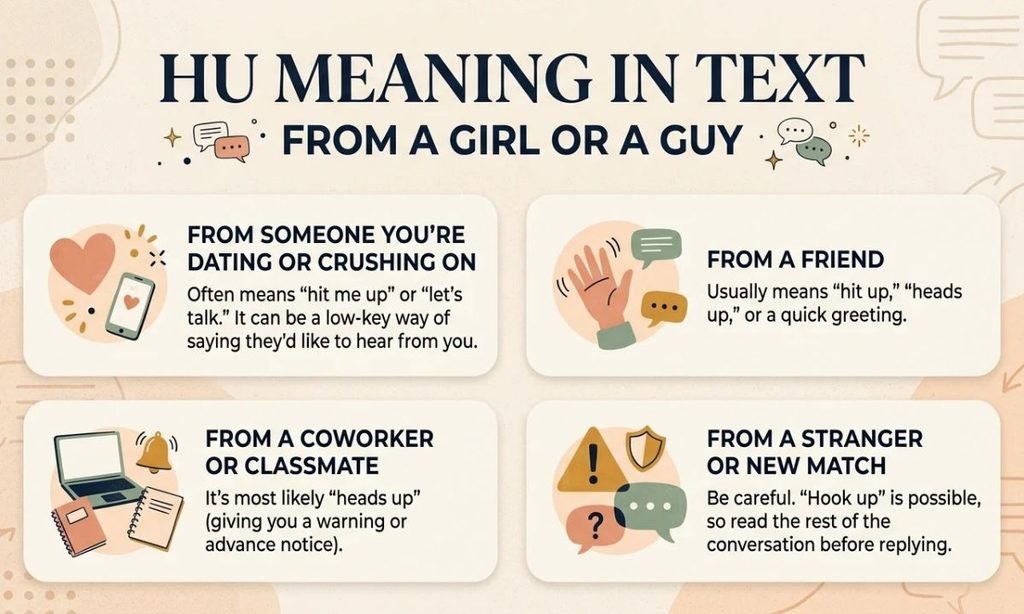 HU Meaning in Text From a Girl or a Guy