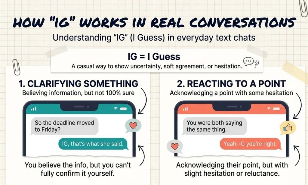 How IG Works in Real Conversations