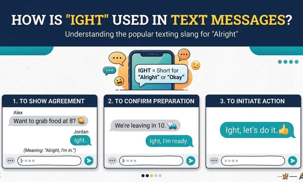 How Is Ight Used in Text Messages?