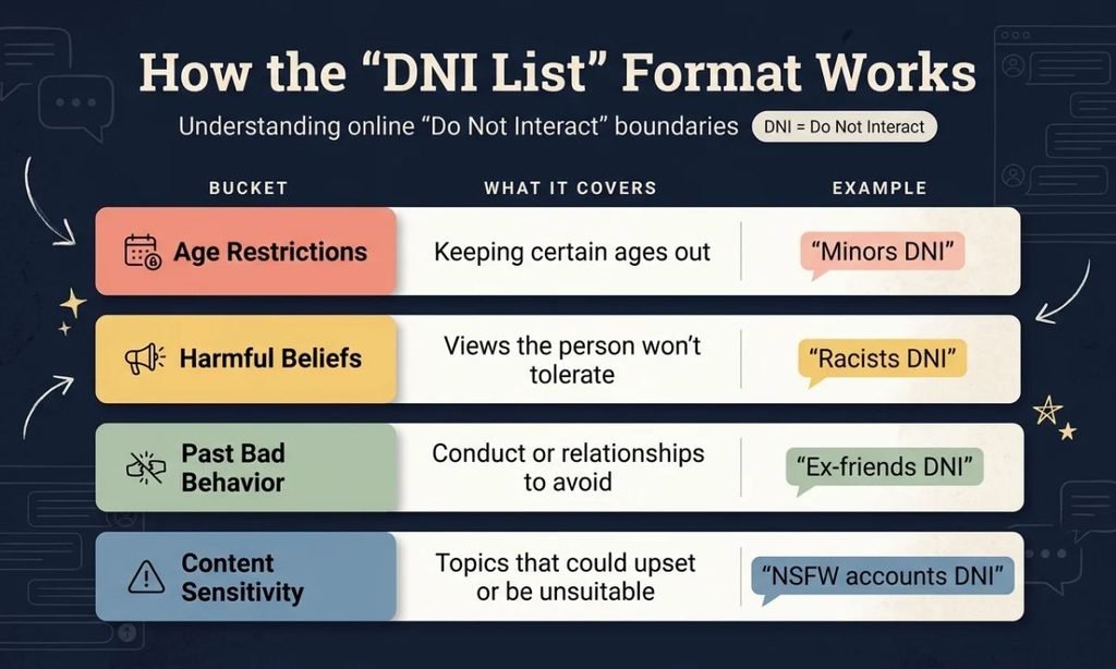 How the "DNI List" Format Works
